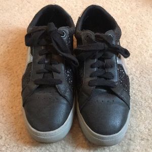 Sparkly Black Knock Off Golden Gooses